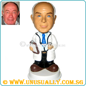Custom 3D Caricature Doctor on Duty Figurine